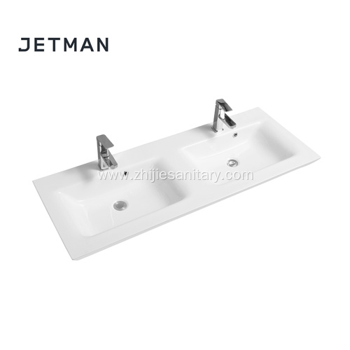 Clean shape wash basins double sink bathroom